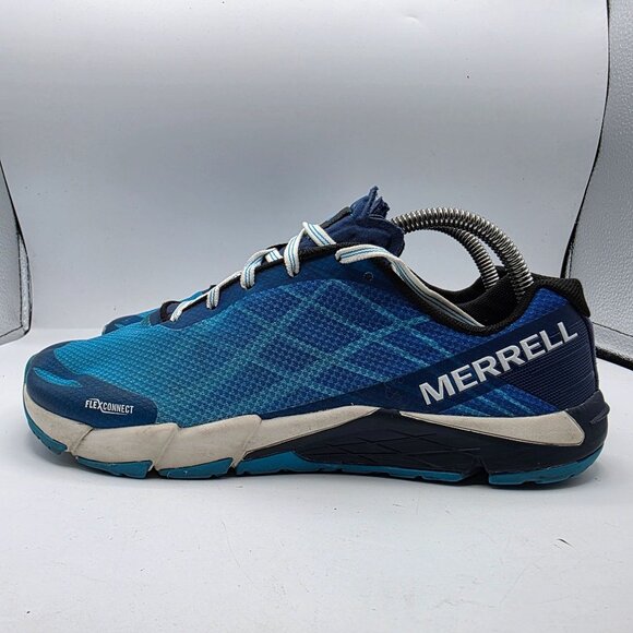 Merrell Bare Access Flex Shoes Mens Size 8.5 Blue Cyan Athletic Running Walking - Picture 13 of 13